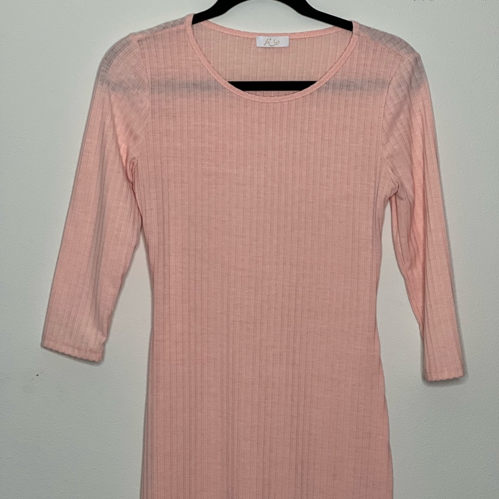 Knitted Maxi Long Sleeve Dress